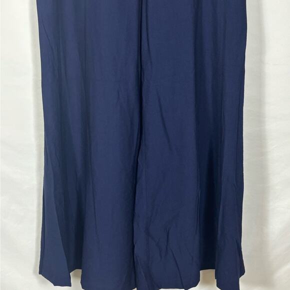 NWT Vince Camuto Navy Blue Wide Leg Pants Trouser- L - Picture 5 of 10